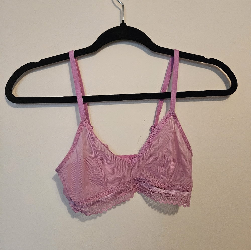 Pink Lace Bralette